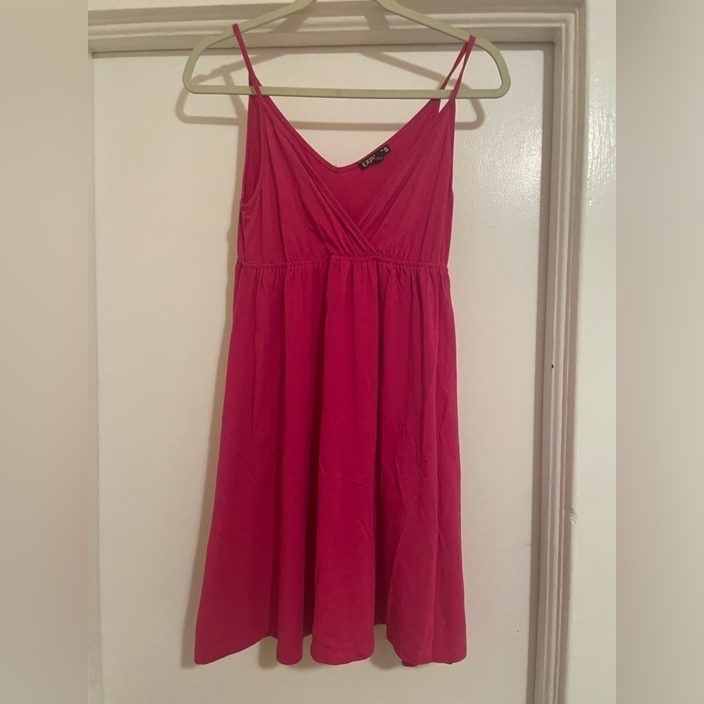 Express Dark Pink‎ long tank top size small